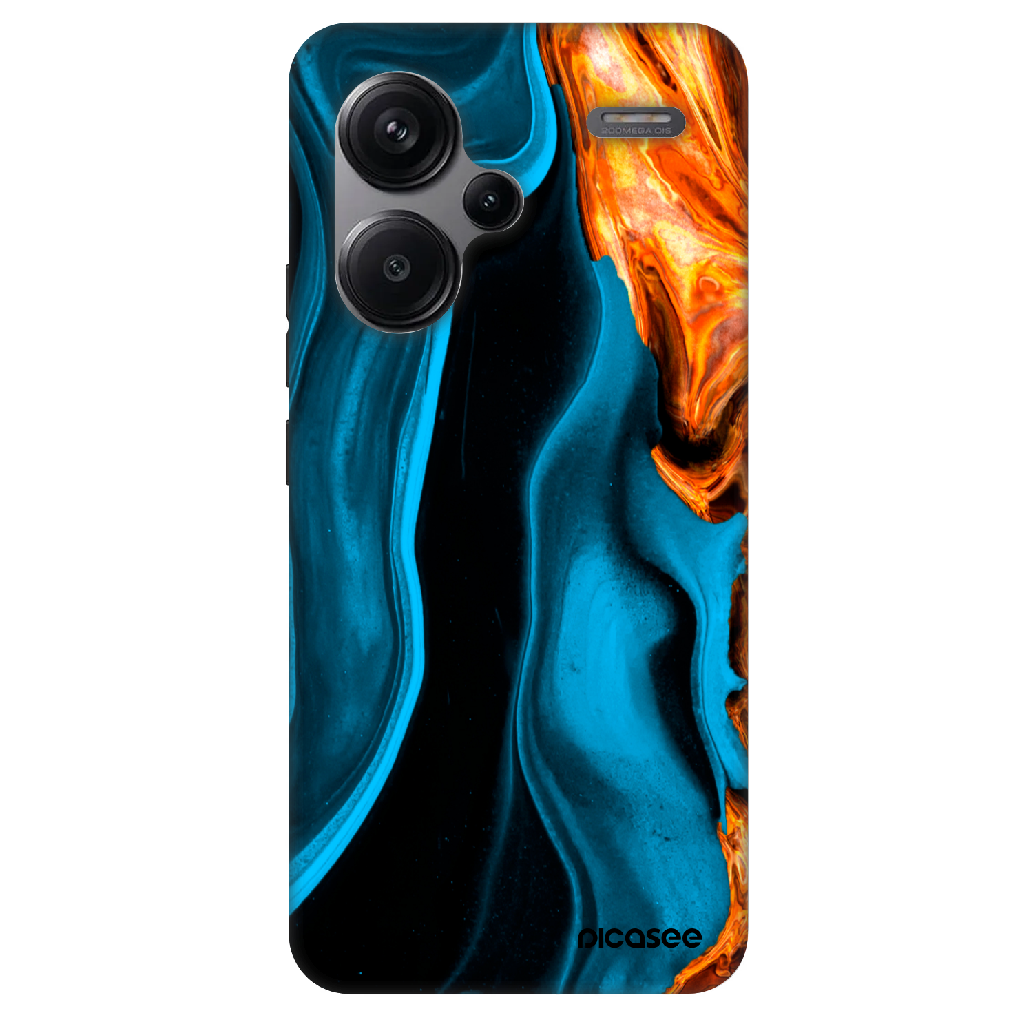 Picasee Fashion Case pro Xiaomi Redmi Note 13 Pro+ 5G - Gold blue