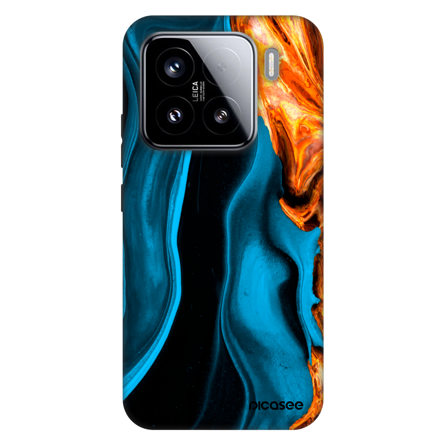 Picasee Fashion Case pro Xiaomi 15 - Gold blue