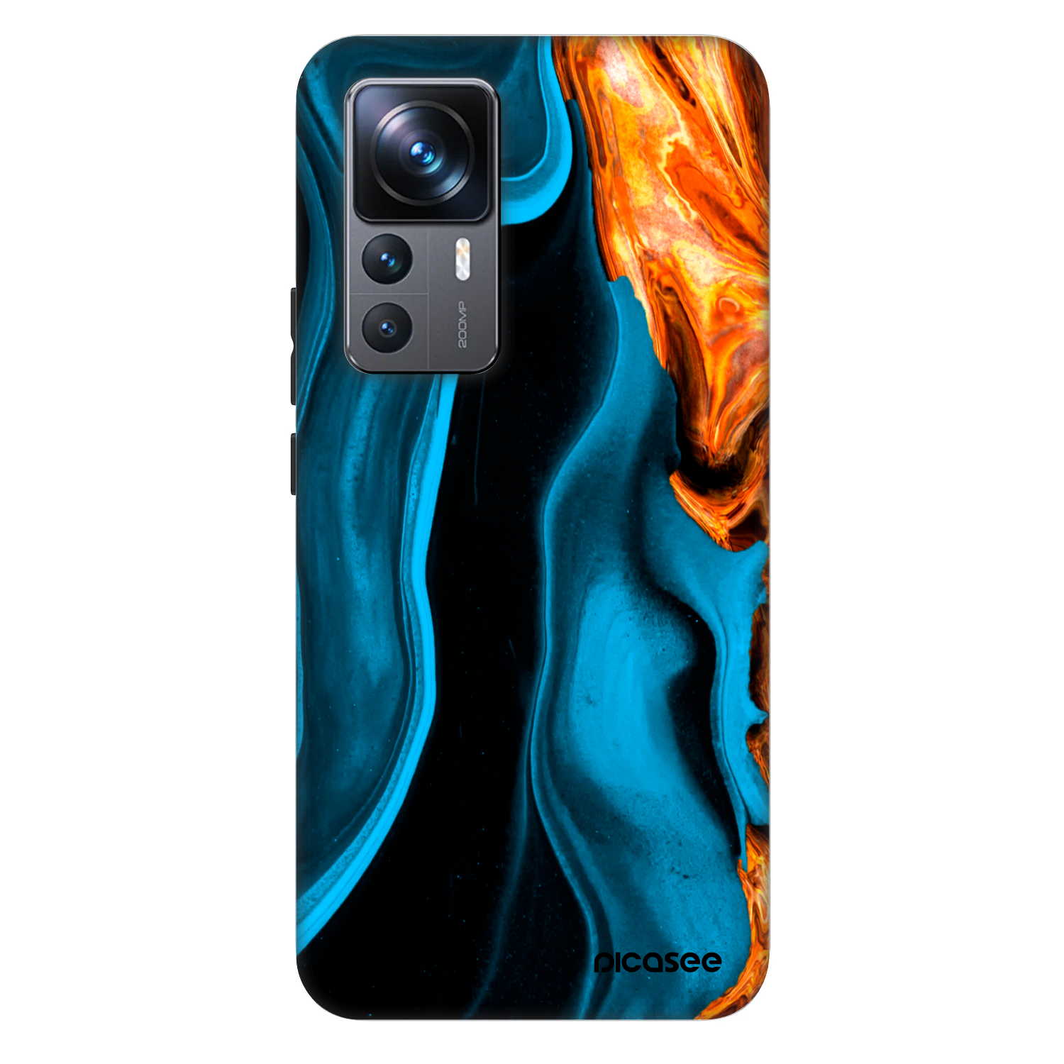 Picasee Fashion Case pro Xiaomi 12T Pro - Gold blue