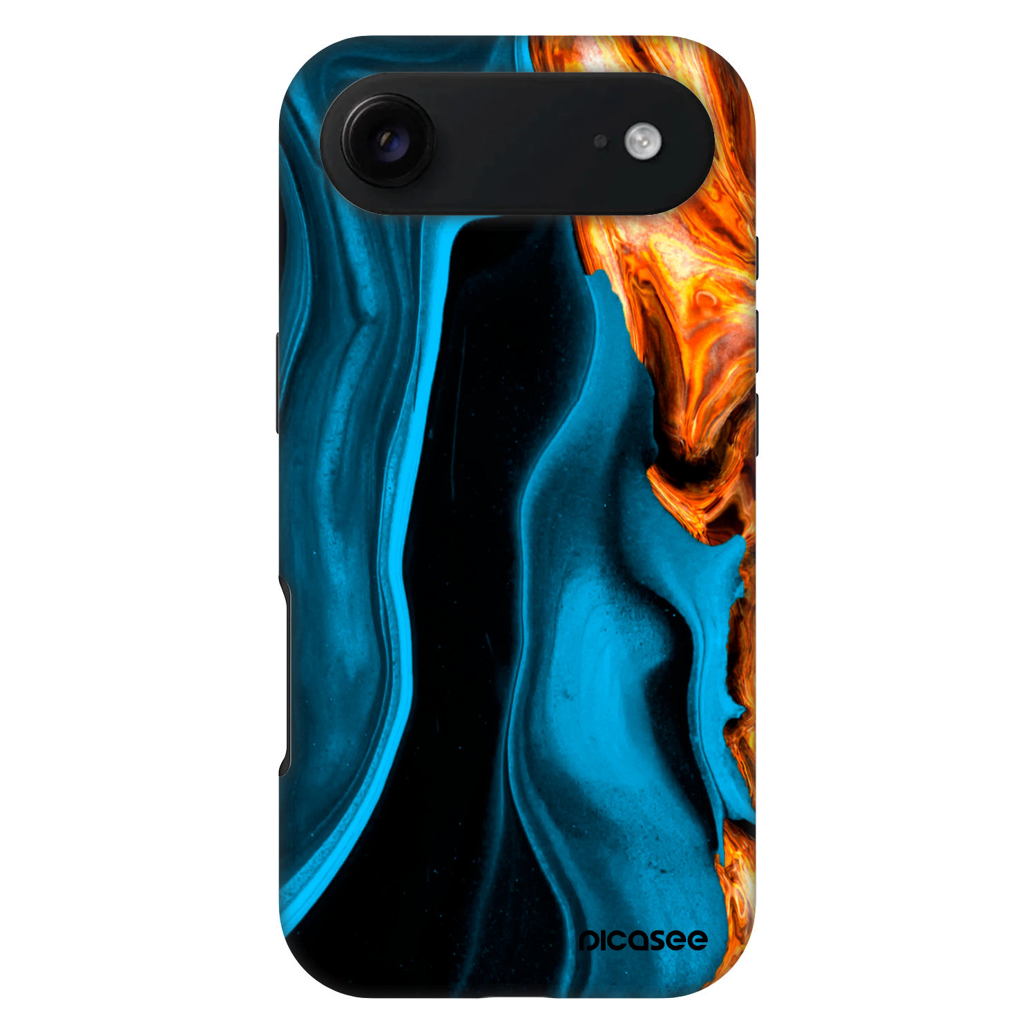 Picasee Fashion Case MagSafe Apple iPhone Air - Gold blue