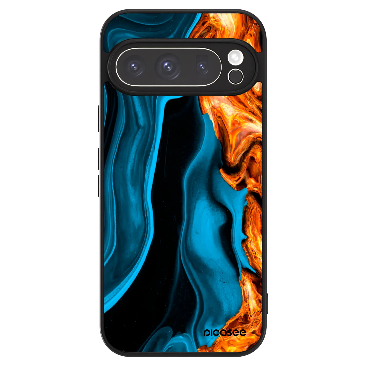 Picasee ULTIMATE CASE pro Google Pixel 9 Pro XL - Gold blue