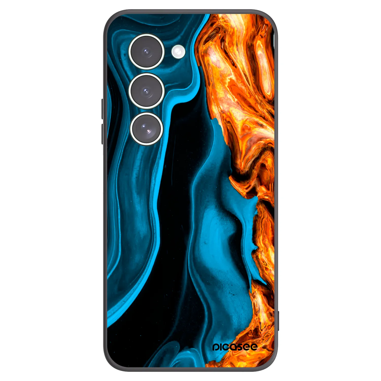 Picasee silikonový černý obal pro Xiaomi Redmi 15 5G - Gold blue
