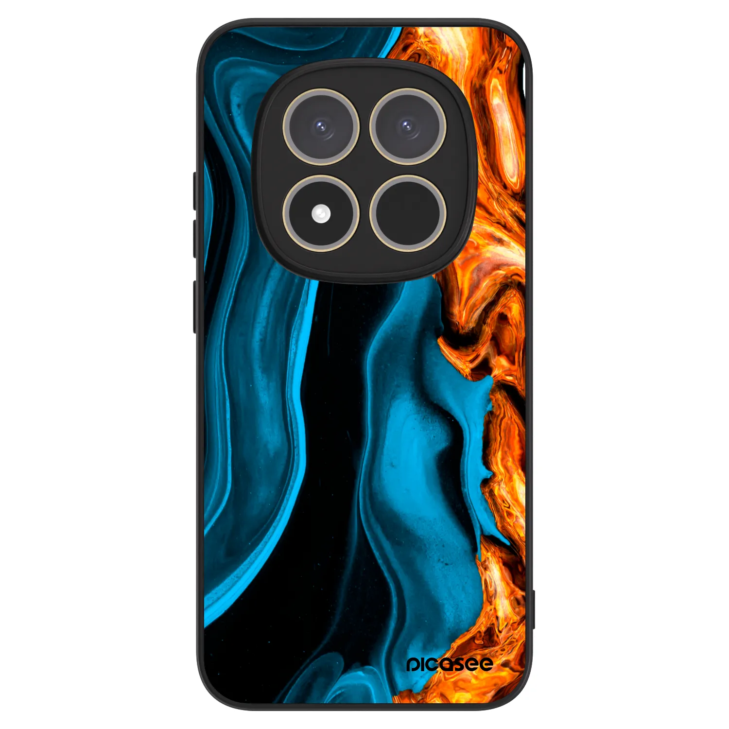 Picasee ULTIMATE CASE pro Xiaomi Redmi Note 15 Pro 4G - Gold blue