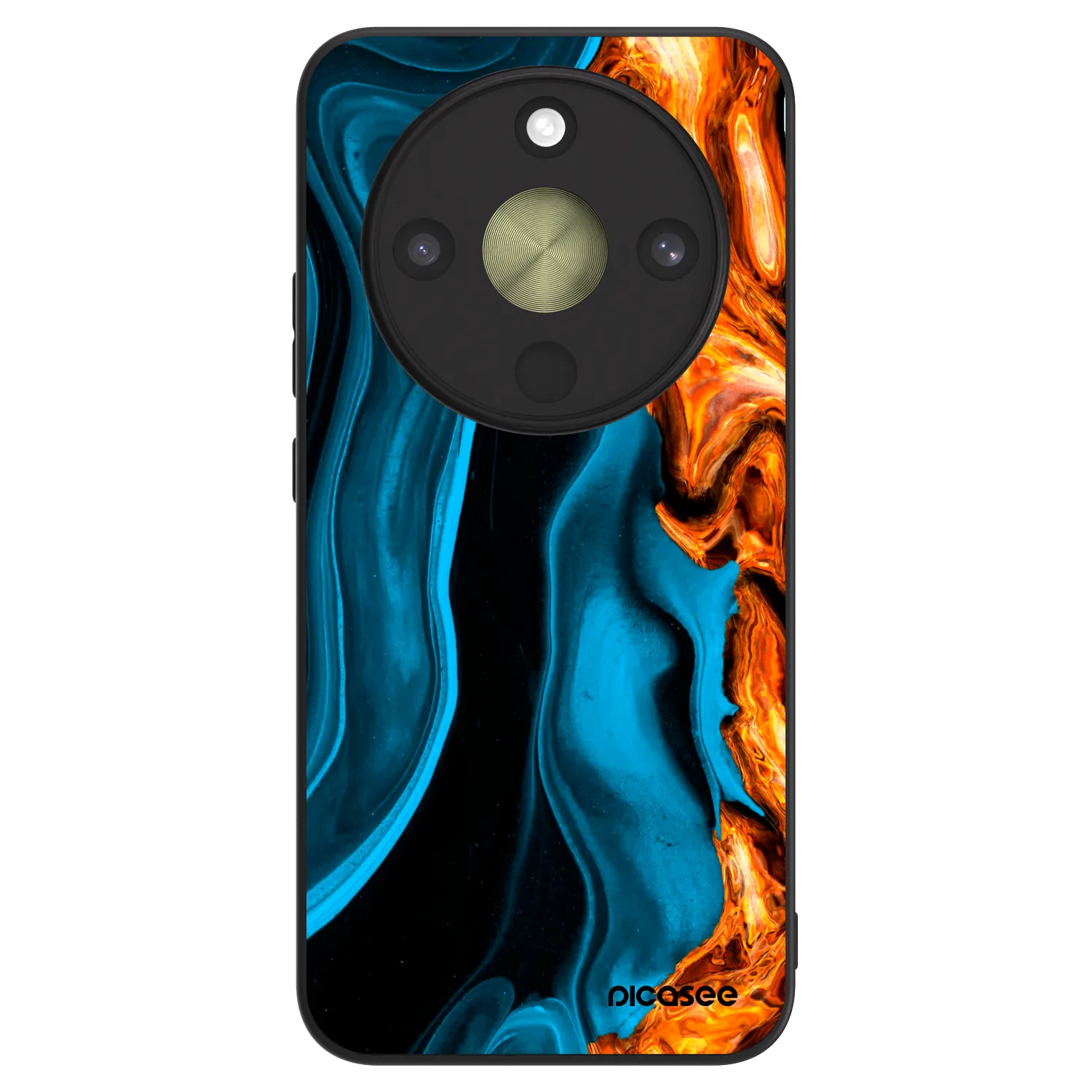 Picasee ULTIMATE CASE pro Honor Magic8 Lite 5G - Gold blue
