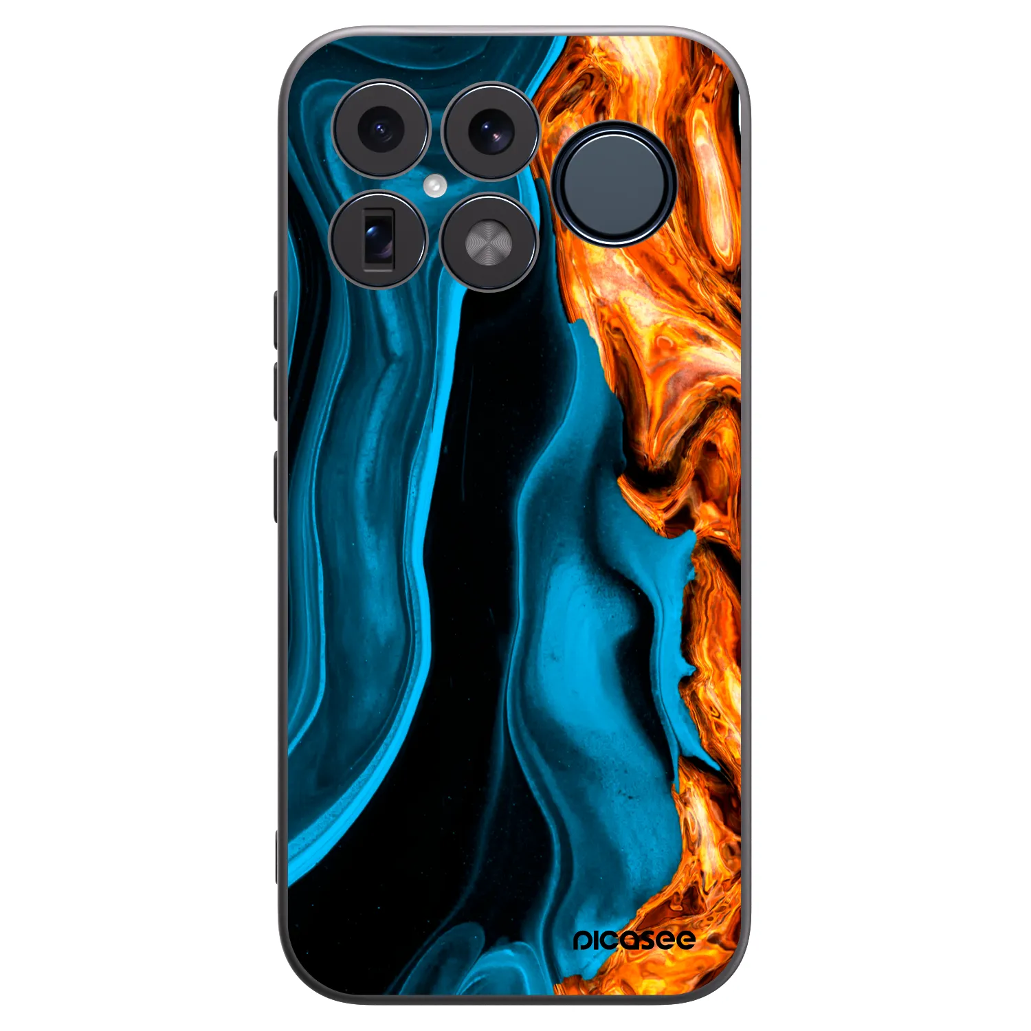 Picasee silikonový černý obal pro Xiaomi Poco F8 Ultra - Gold blue