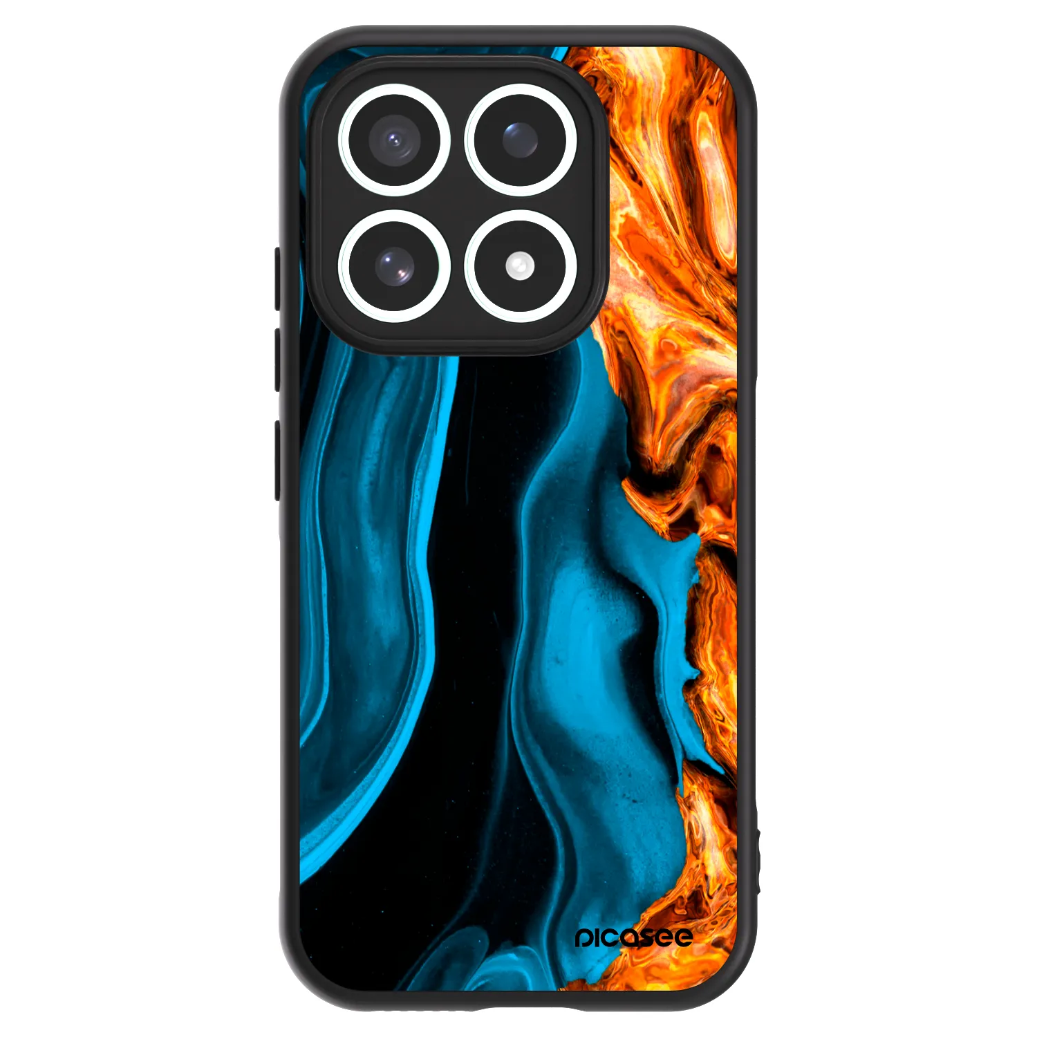 Picasee ULTIMATE CASE PowerShare pro Xiaomi 17 - Gold blue