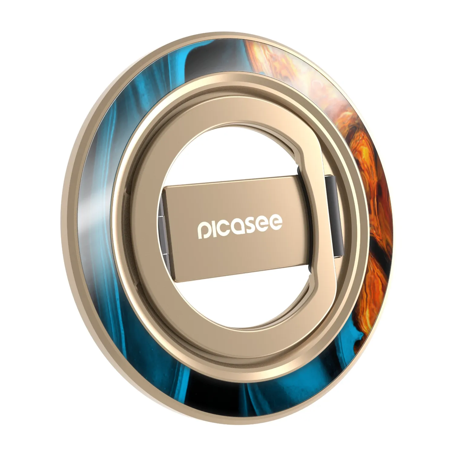 Picasee Magnetický držák - Zlatý - Gold blue