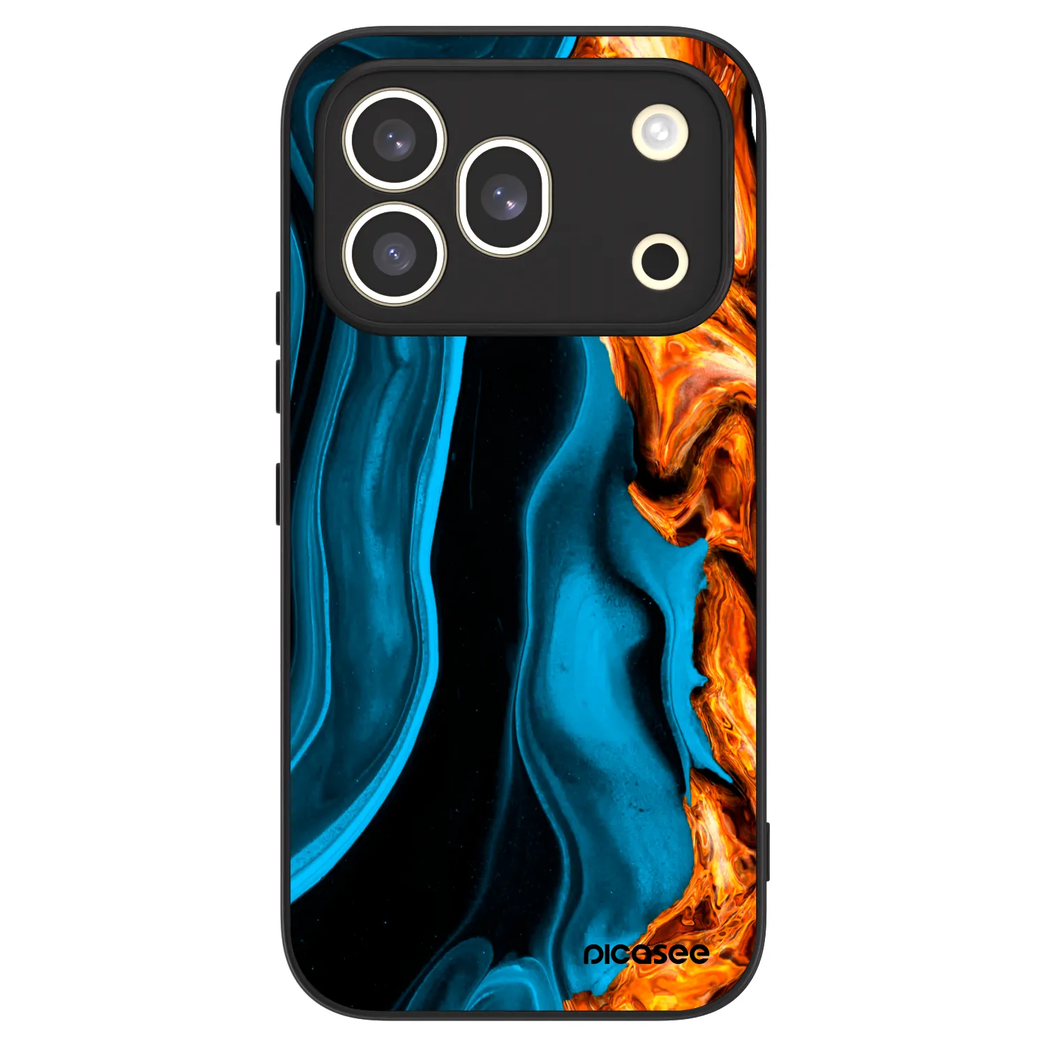Picasee ULTIMATE CASE pro Honor 600 Pro - Gold blue