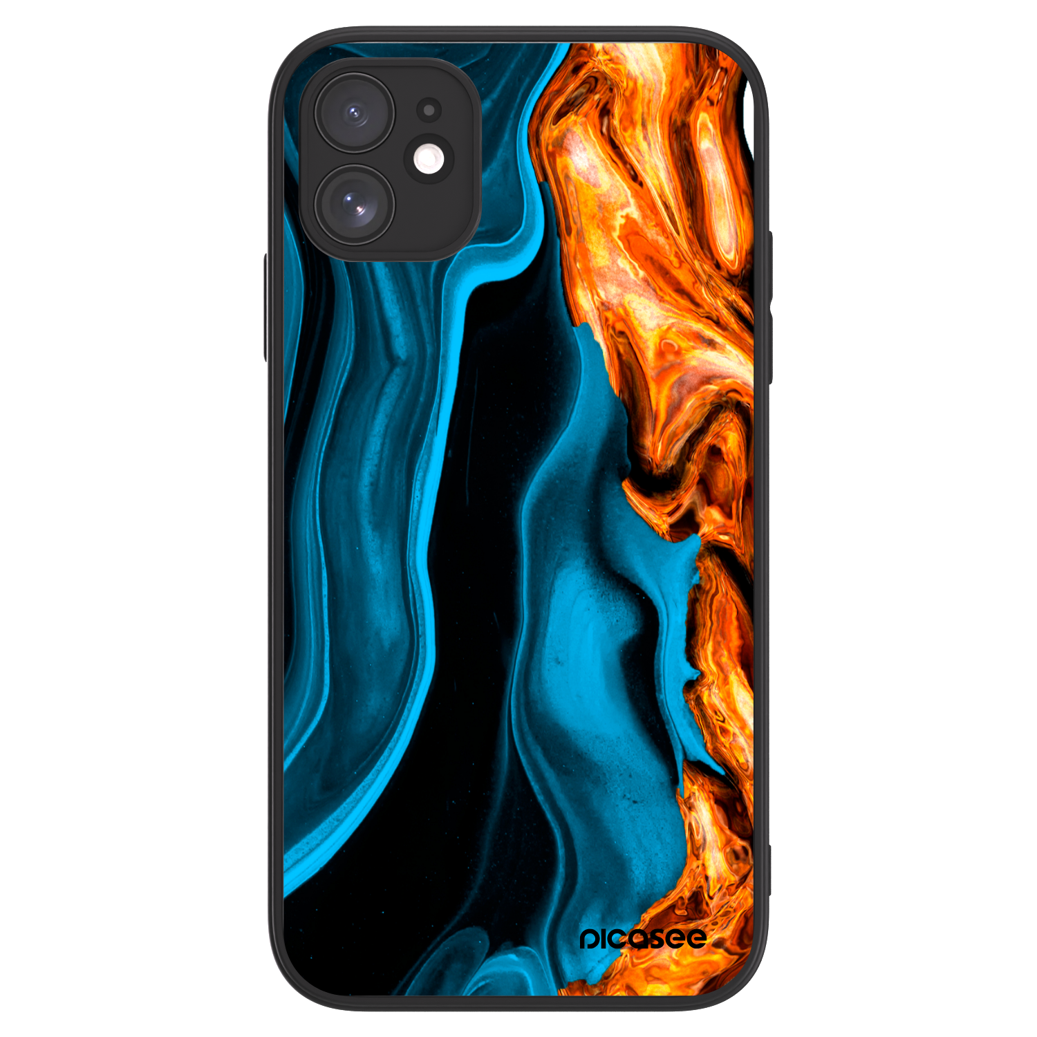 Picasee ULTIMATE CASE pro Apple iPhone 11 - Gold blue