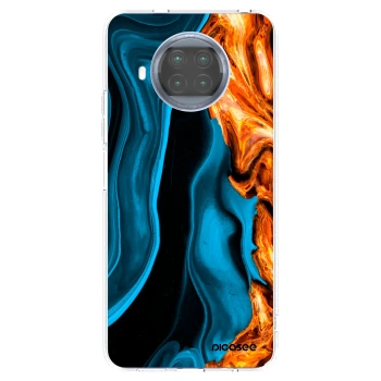 Picasee silikonový průhledný obal pro Xiaomi Mi 10T Lite - Gold blue