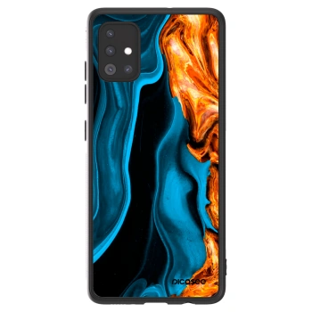 Picasee ULTIMATE CASE pro Samsung Galaxy A51 A515F - Gold blue
