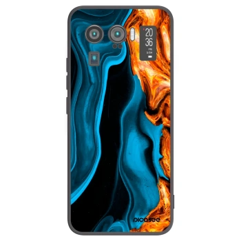 Picasee silikonový černý obal pro Xiaomi Mi 11 Ultra - Gold blue