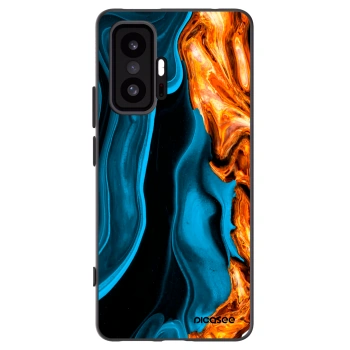 Picasee silikonový černý obal pro Xiaomi 11T - Gold blue
