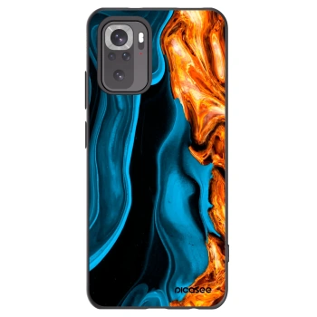 Picasee silikonový černý obal pro Xiaomi Redmi Note 11S 4G - Gold blue