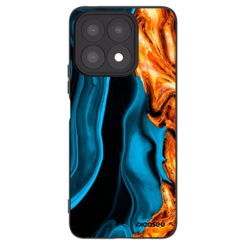 Picasee silikonový černý obal pro Honor X8a - Gold blue