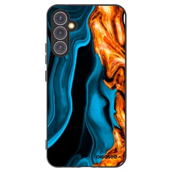 Picasee silikonový černý obal pro Samsung Galaxy A34 5G A346B - Gold blue