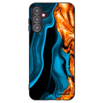 Picasee silikonový černý obal pro Samsung Galaxy A14 4G A145R - Gold blue