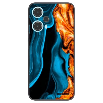 Picasee silikonový černý obal pro Xiaomi Poco F5 - Gold blue