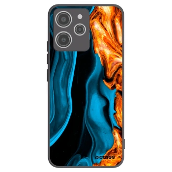 Picasee silikonový černý obal pro Xiaomi Redmi 12 4G - Gold blue