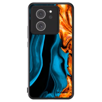 Picasee ULTIMATE CASE pro Xiaomi 13T - Gold blue