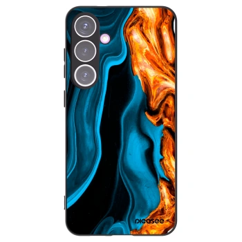 Picasee silikonový černý obal pro Samsung Galaxy S24+ S926B 5G - Gold blue