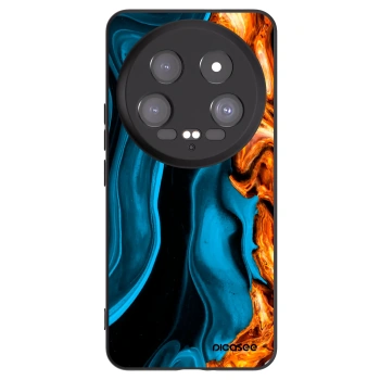 Picasee silikonový černý obal pro Xiaomi 14 Ultra - Gold blue
