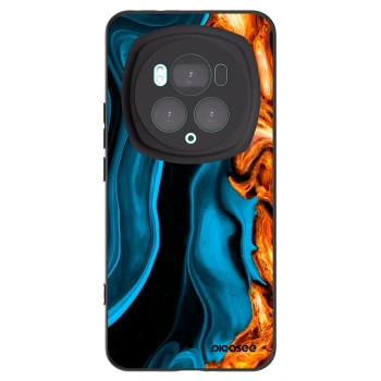 Picasee silikonový černý obal pro Honor Magic6 Pro - Gold blue