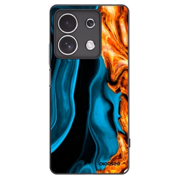 Picasee silikonový černý obal pro Xiaomi Redmi Note 13 4G - Gold blue