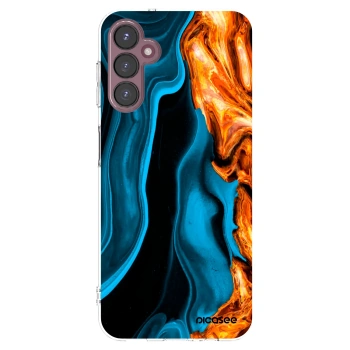 Picasee silikonový průhledný obal pro Samsung Galaxy A05s A057G - Gold blue