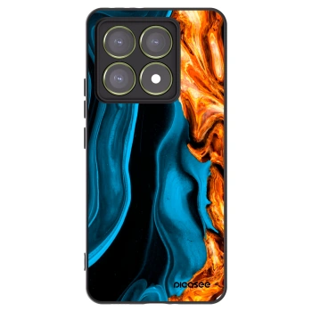 Picasee silikonový černý obal pro Xiaomi 14T - Gold blue