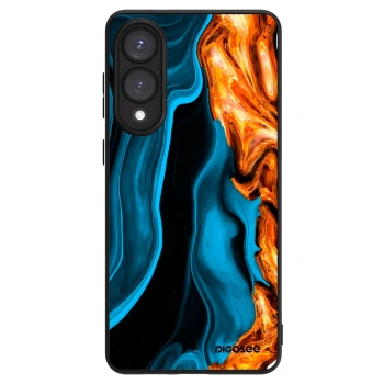 Obal pro Samsung Galaxy S25 Edge 5G - Gold blue