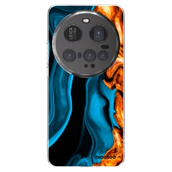 Picasee silikonový průhledný obal pro Xiaomi 15 Ultra - Gold blue