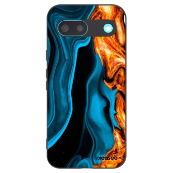 Picasee silikonový černý obal pro Google Pixel 8 - Gold blue