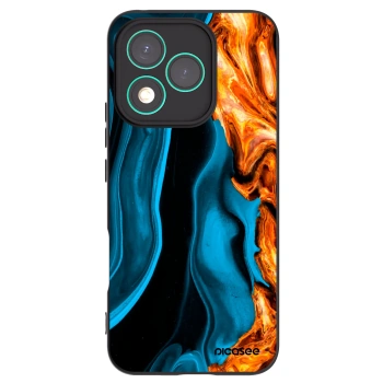 Picasee silikonový černý obal pro Honor 400 Lite 5G - Gold blue