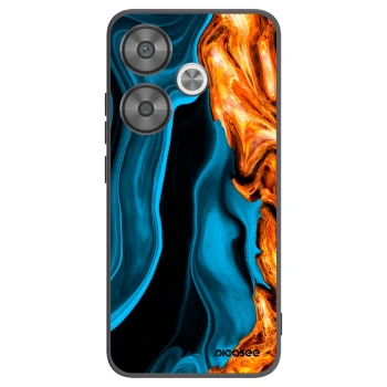 Picasee silikonový černý obal pro Xiaomi Poco F6 - Gold blue