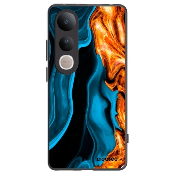 Picasee silikonový černý obal pro Vivo V50 Lite 5G - Gold blue
