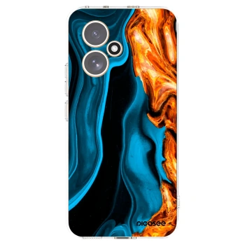 Picasee silikonový průhledný obal pro Honor 400 5G - Gold blue