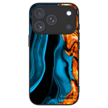 Picasee ULTIMATE CASE pro Apple iPhone 17 Pro - Gold blue
