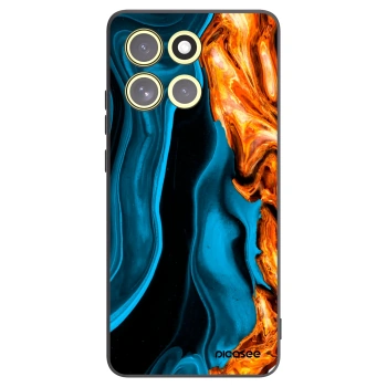 Picasee silikonový černý obal pro Motorola Moto G86 5G - Gold blue