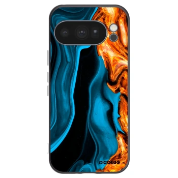 Picasee silikonový černý obal pro Google Pixel 10 Pro - Gold blue
