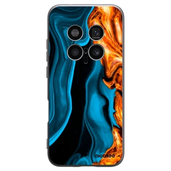 Picasee silikonový černý obal pro Honor Magic8 Pro 5G - Gold blue