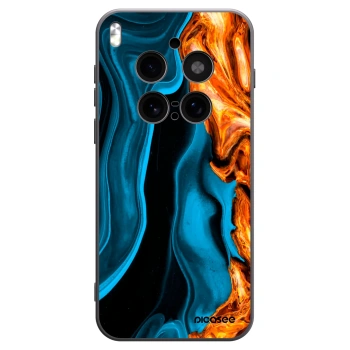 Picasee silikonový černý obal pro Vivo X300 Pro - Gold blue