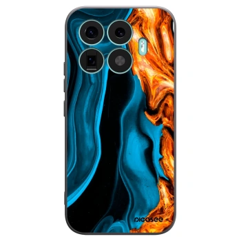 Picasee silikonový černý obal pro Xiaomi 17T - Gold blue