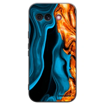 Picasee silikonový černý obal pro Google Pixel 10a - Gold blue