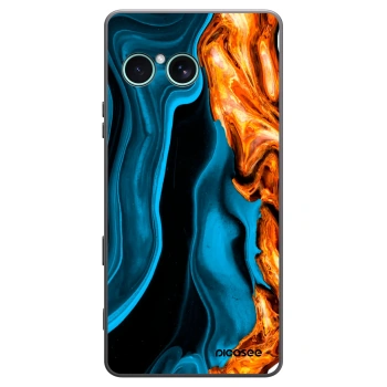 Picasee silikonový černý obal pro Sony Xperia 10 VII - Gold blue