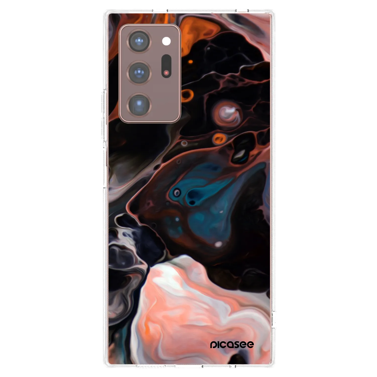 Picasee silikonový průhledný obal pro Samsung Galaxy Note 20 Ultra - Cream