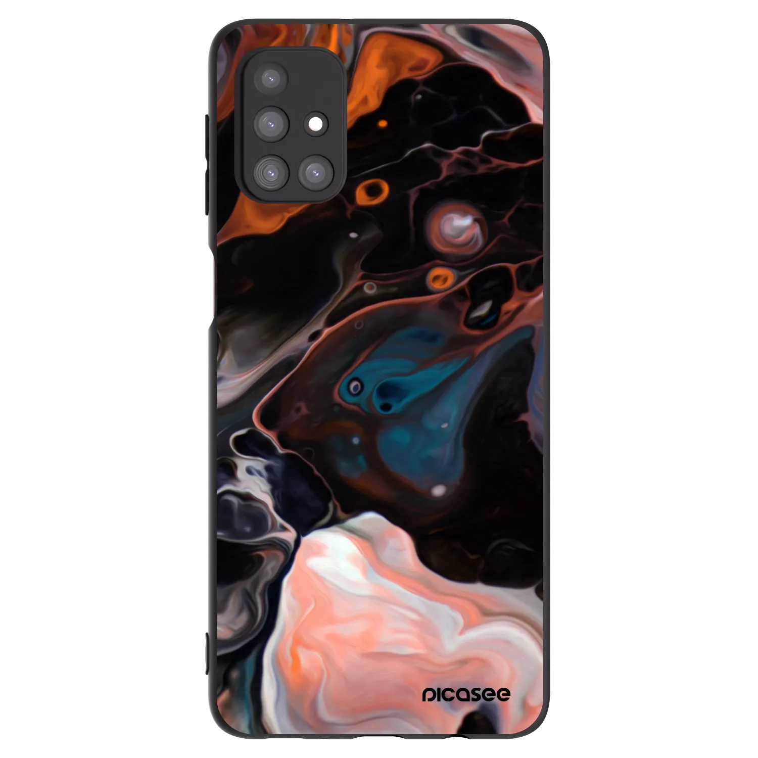 Picasee silikonový černý obal pro Samsung Galaxy M31s - Cream