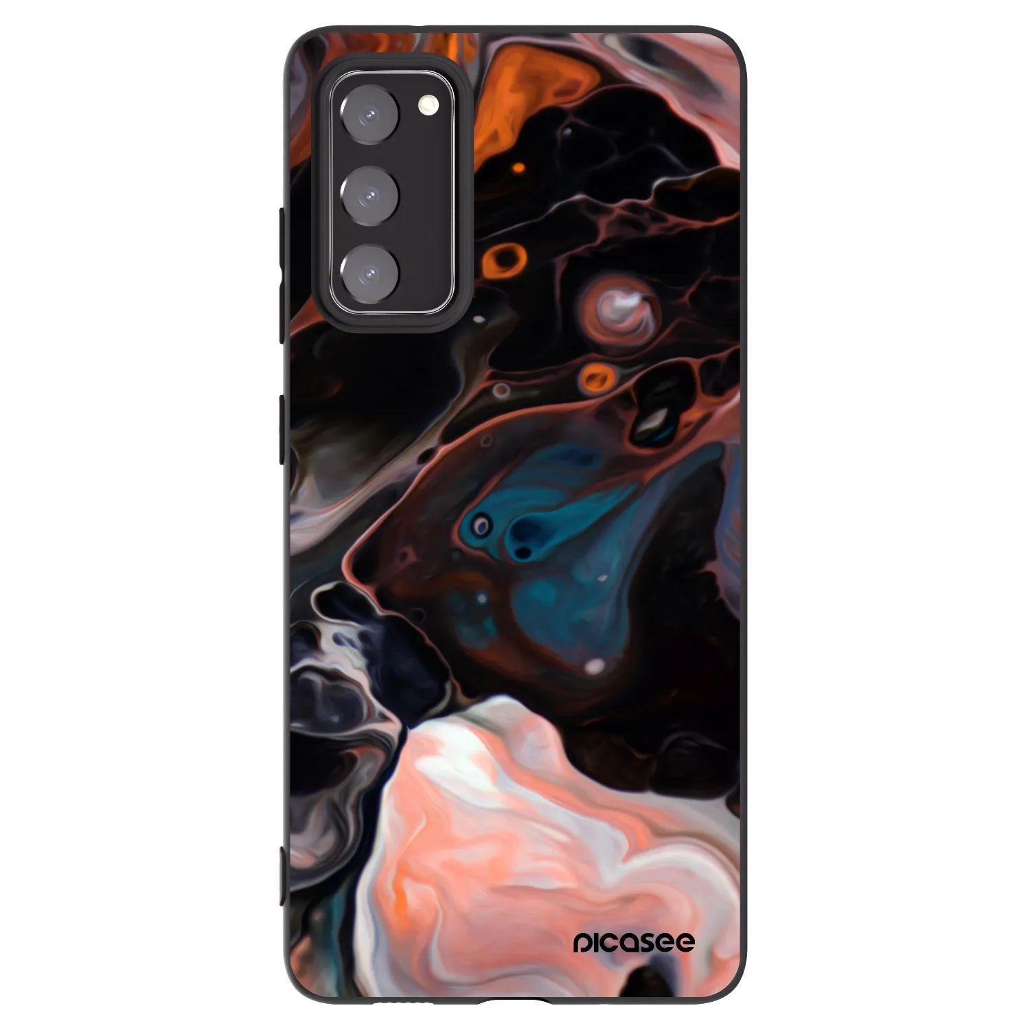 Picasee silikonový černý obal pro Samsung Galaxy S20 FE - Cream