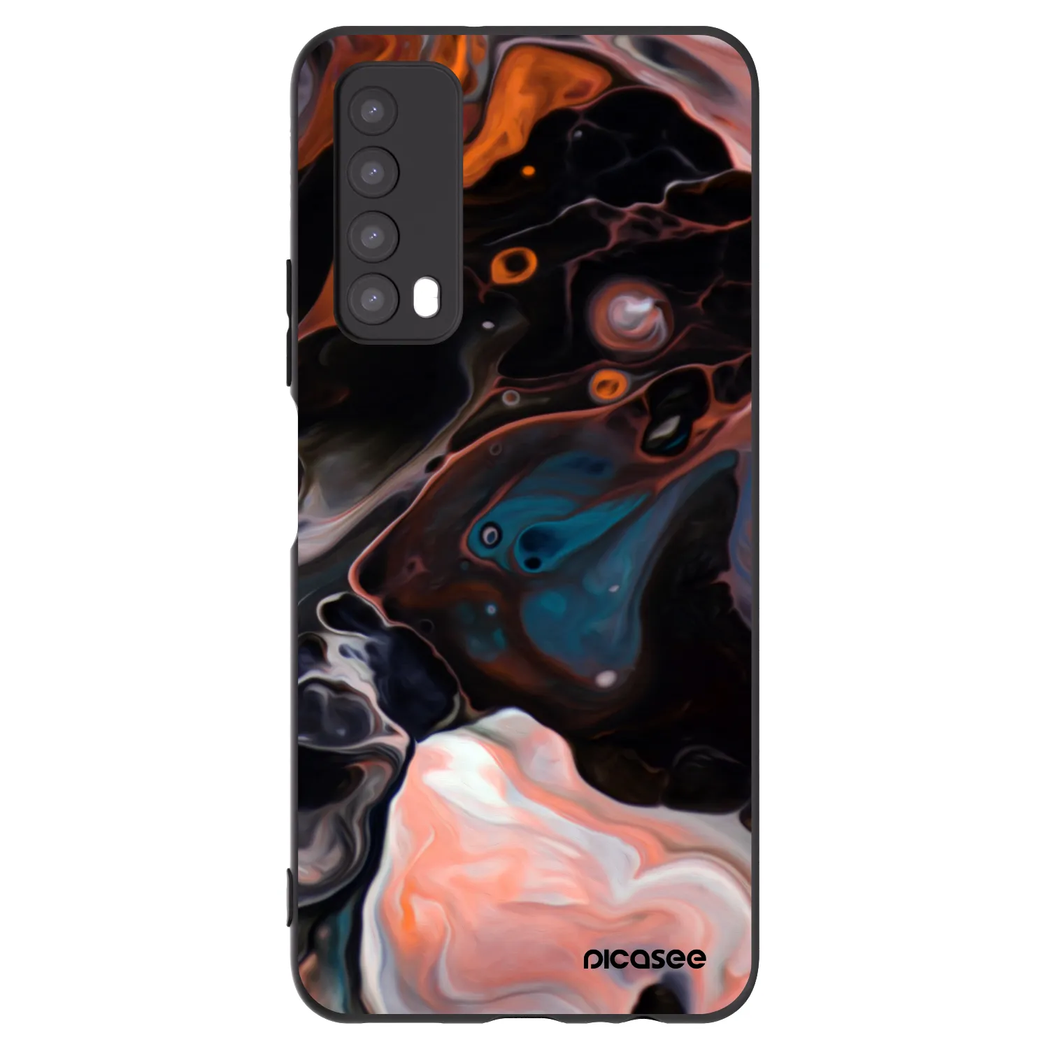 Picasee silikonový černý obal pro Huawei P Smart 2021 - Cream