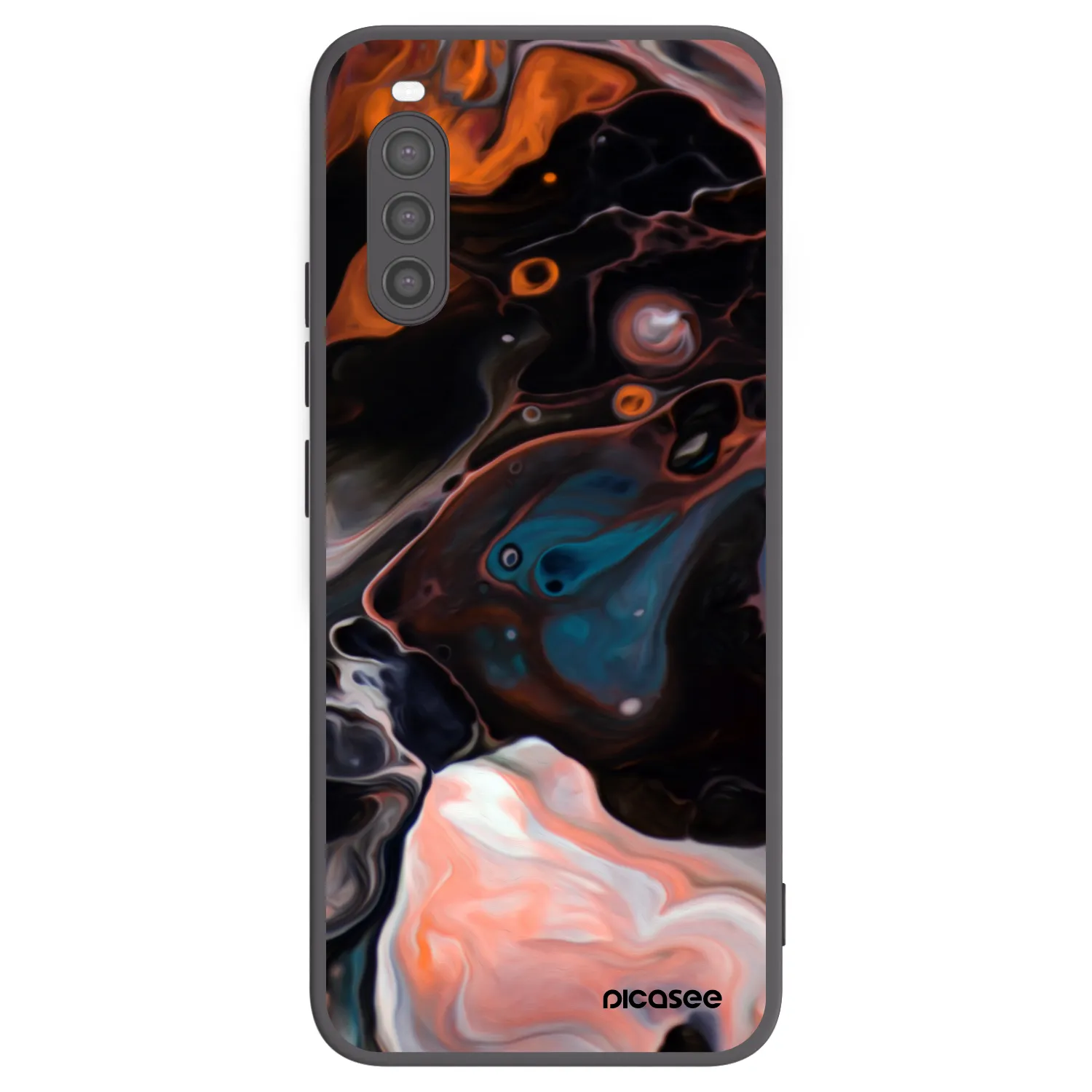 Picasee silikonový černý obal pro Sony Xperia 10 II - Cream